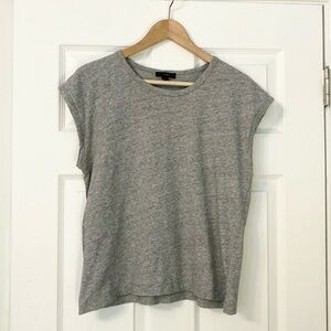 J. Crew Gray Muscle Tee